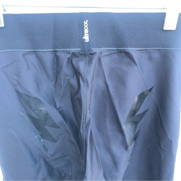 Ultracore x Soulcycle Skull and Lightning Bolt Shiny Ombré Leggings XS - Picture 4 of 8